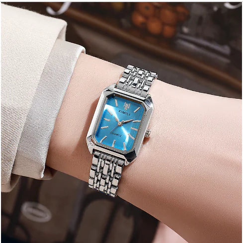 Women's Square Steel Strap Watch
